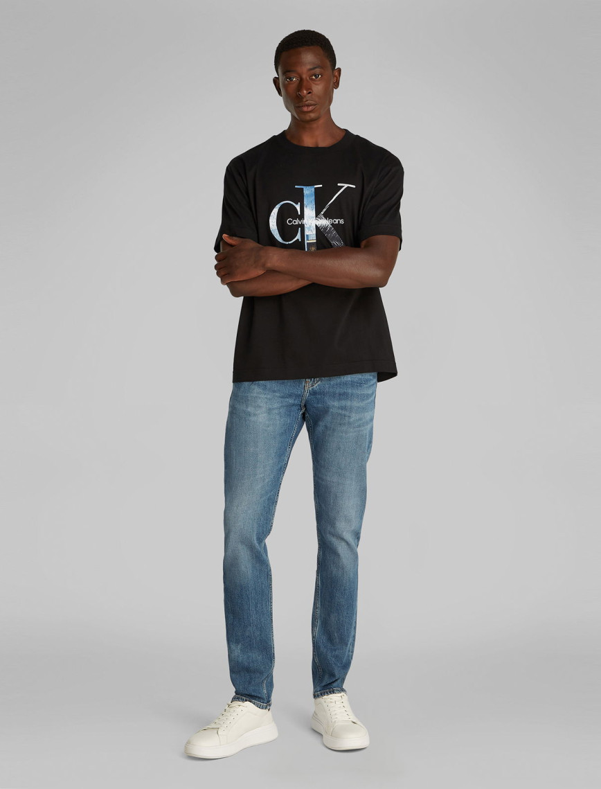 Calvin Klein Photo Monogram Erkek Siyah T-Shirt Calvin Klein Photo Monogram Erkek Siyah T-Shirt