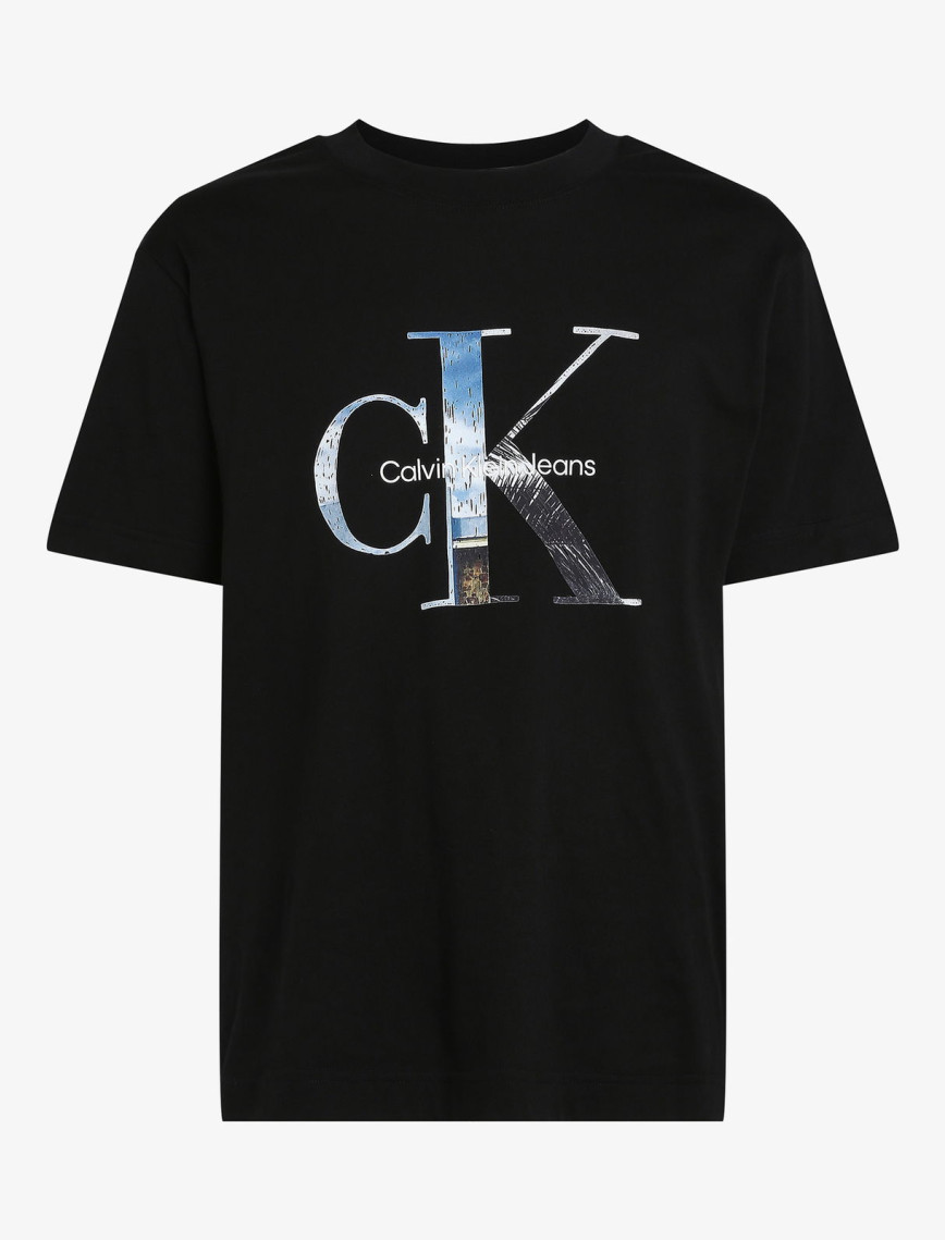 Calvin Klein Photo Monogram Erkek Siyah T-Shirt Calvin Klein Photo Monogram Erkek Siyah T-Shirt