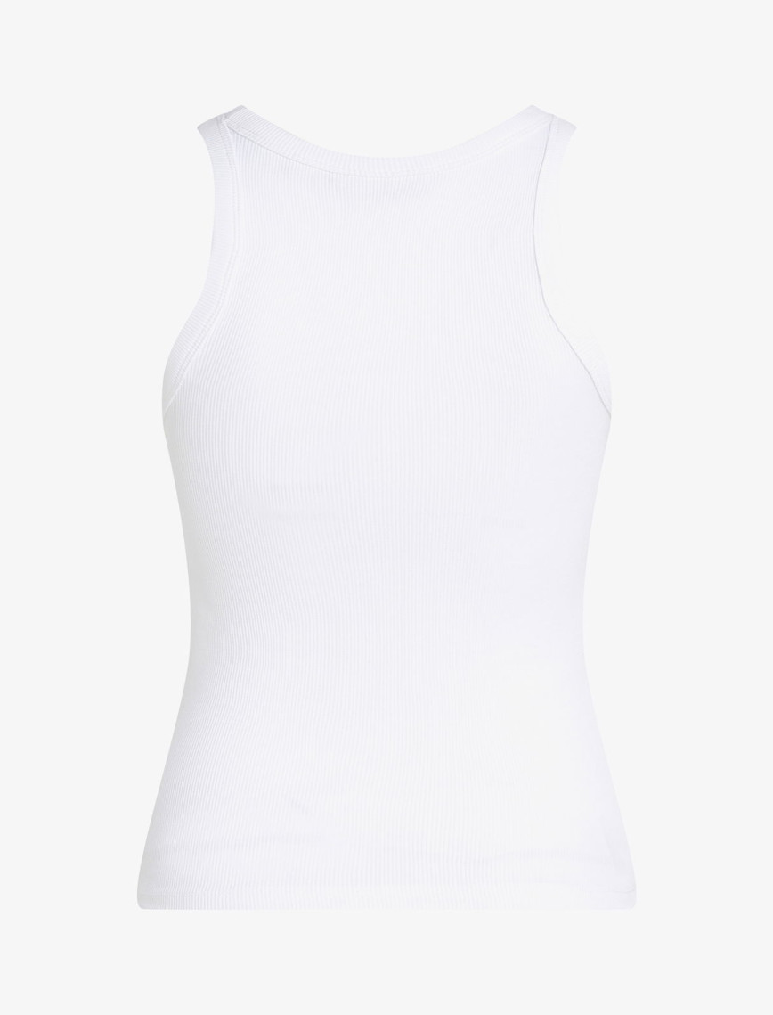 Calvin Klein Monologo Tank Kadın Beyaz Kolsuz T-Shirt Calvin Klein Monologo Tank Kadın Beyaz Kolsuz T-Shirt