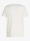 Calvin Klein Label Print Erkek Beyaz T-Shirt Calvin Klein Label Print Erkek Beyaz T-Shirt