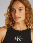 Calvin Klein Monologo Tank Kadın Siyah Kolsuz T-Shirt Calvin Klein Monologo Tank Kadın Siyah Kolsuz T-Shirt