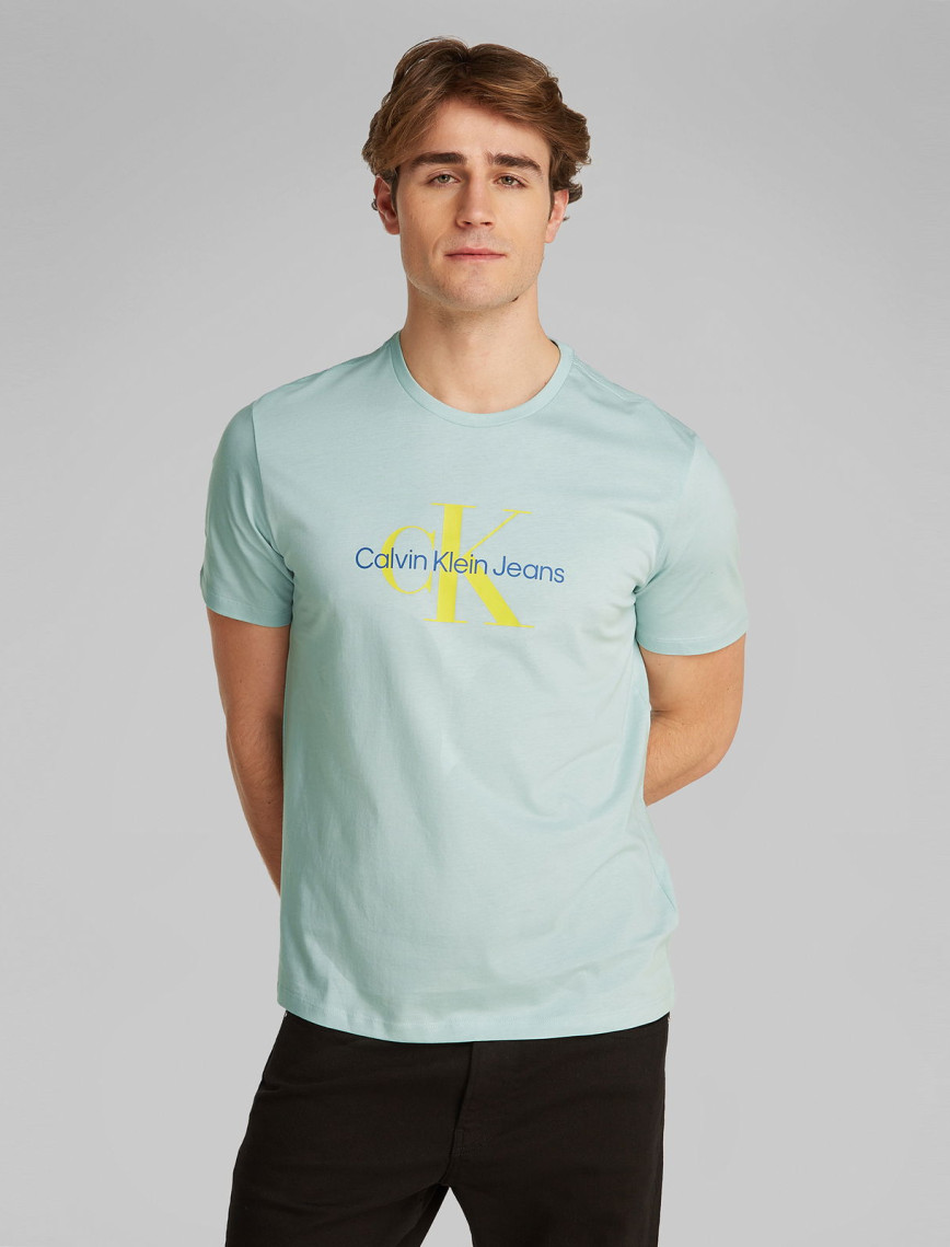 Calvin Klein Hero Monologo Erkek Mavi T-Shirt Calvin Klein Hero Monologo Erkek Mavi T-Shirt