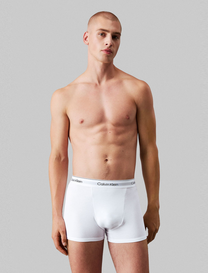 Calvin Klein Relaxed Trunk 3'lü Erkek Beyaz Boxer Calvin Klein Relaxed Trunk 3'lü Erkek Beyaz Boxer