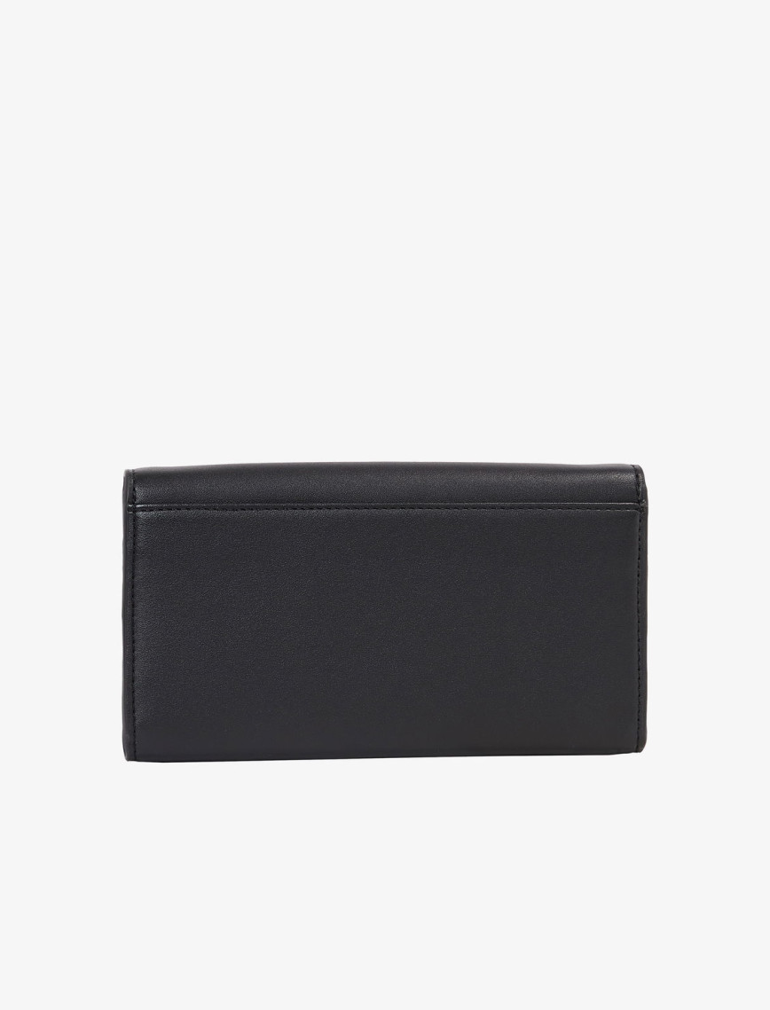 Calvin Klein Sculpted Long Fold Strap Kadın Siyah Cüzdan Calvin Klein Sculpted Long Fold Strap Kadın Siyah Cüzdan