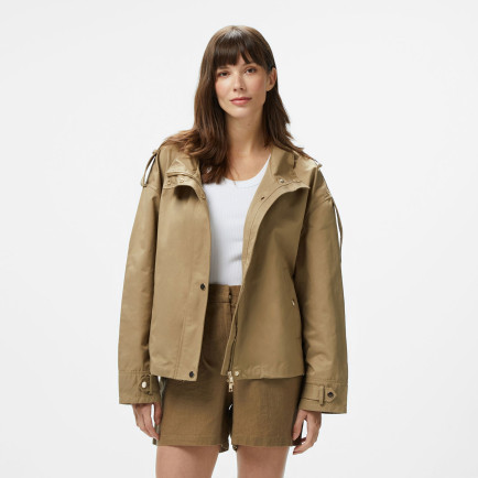 Nautica Kadın Kahverengi Regular Fit Dik Yaka Mont Nautica Kadın Kahverengi Regular Fit Dik Yaka Mont