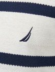 Nautica Erkek Krem Regular Fit Çizgili T-Shirt Nautica Erkek Krem Regular Fit Çizgili T-Shirt