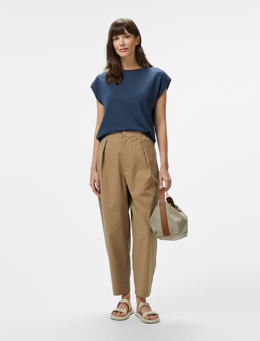 Nautica Kadın Lacivert Regular Fit T-Shirt Nautica Kadın Lacivert Regular Fit T-Shirt