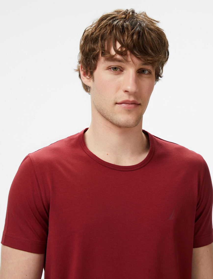 Nautica Erkek Kırmızı Regular Fit T-Shirt Nautica Erkek Kırmızı Regular Fit T-Shirt