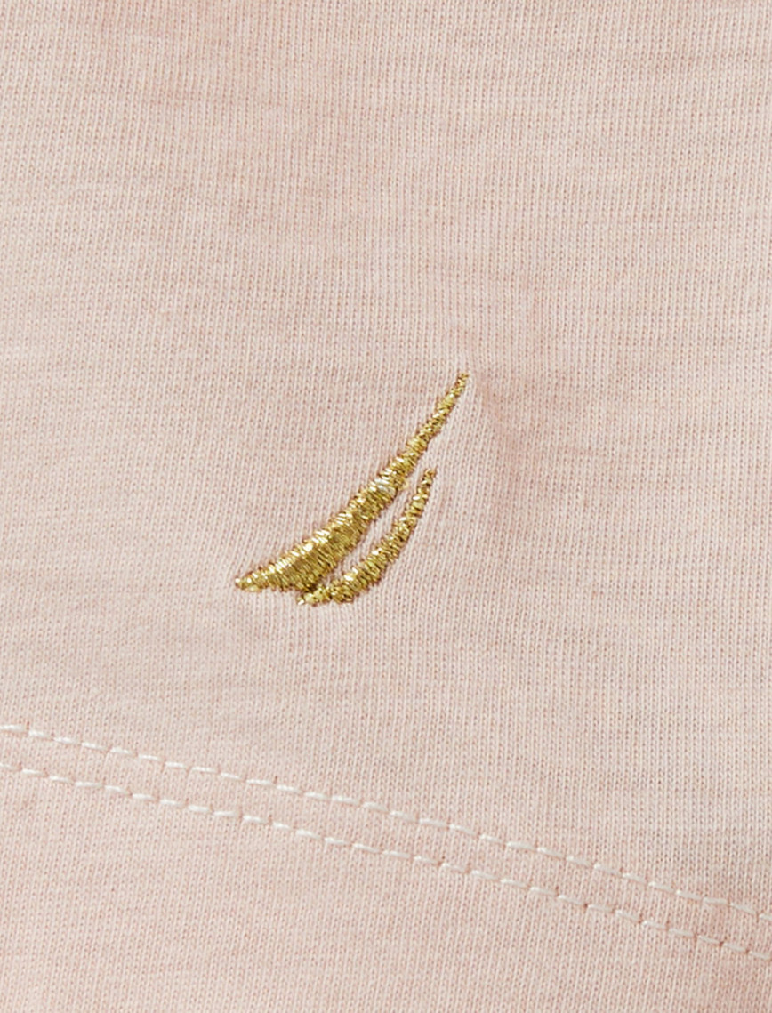 Nautica Kadın Pembe Regular Fit Renk Bloklu T-Shirt Nautica Kadın Pembe Regular Fit Renk Bloklu T-Shirt