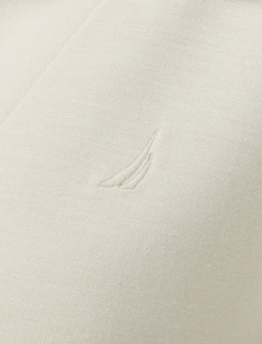 Nautica Kadın Ekru Regular Fit Dik Yaka Sweatshirt Nautica Kadın Ekru Regular Fit Dik Yaka Sweatshirt