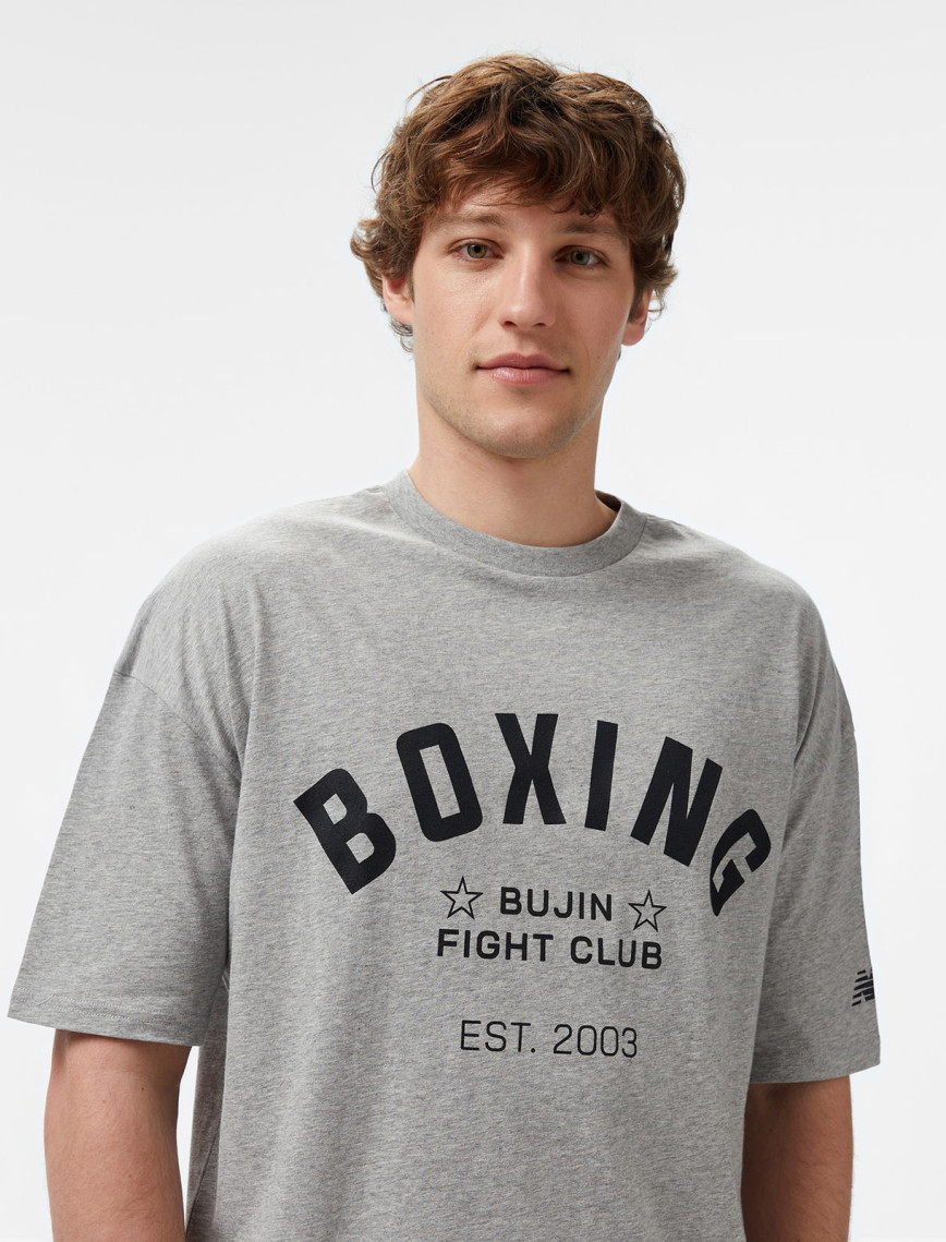 New Balance Bujin Boxing Erkek Gri T-Shirt New Balance Bujin Boxing Erkek Gri T-Shirt