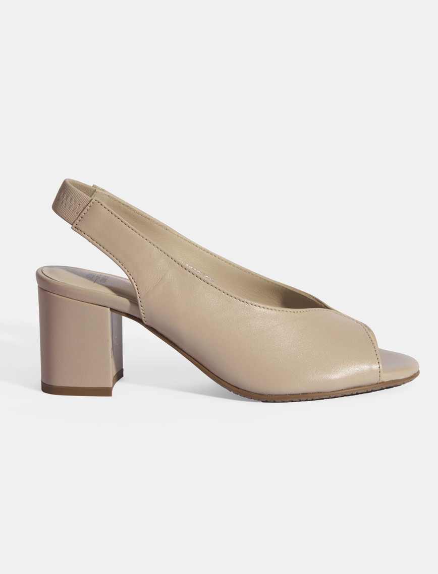 Kadın Vizon DesaComfort Lastik Bantlı Slingback Topuklu Ayakkabı Kadın Vizon DesaComfort Lastik Bantlı Slingback Topuklu Ayakkabı