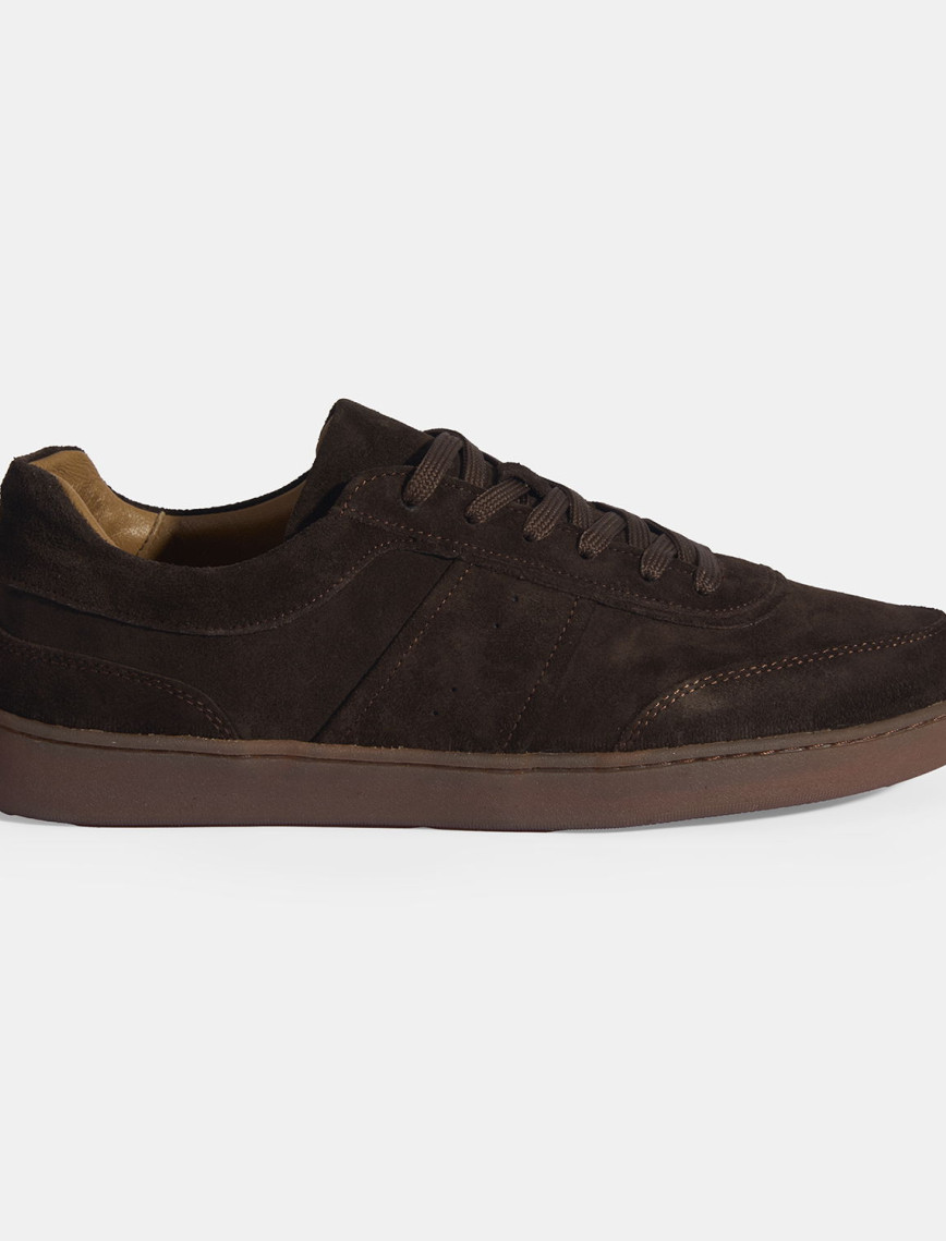 Erkek Gri Bağcıklı Süet Günlük Ayakkabı Erkek Gri Bağcıklı Süet Günlük Ayakkabı