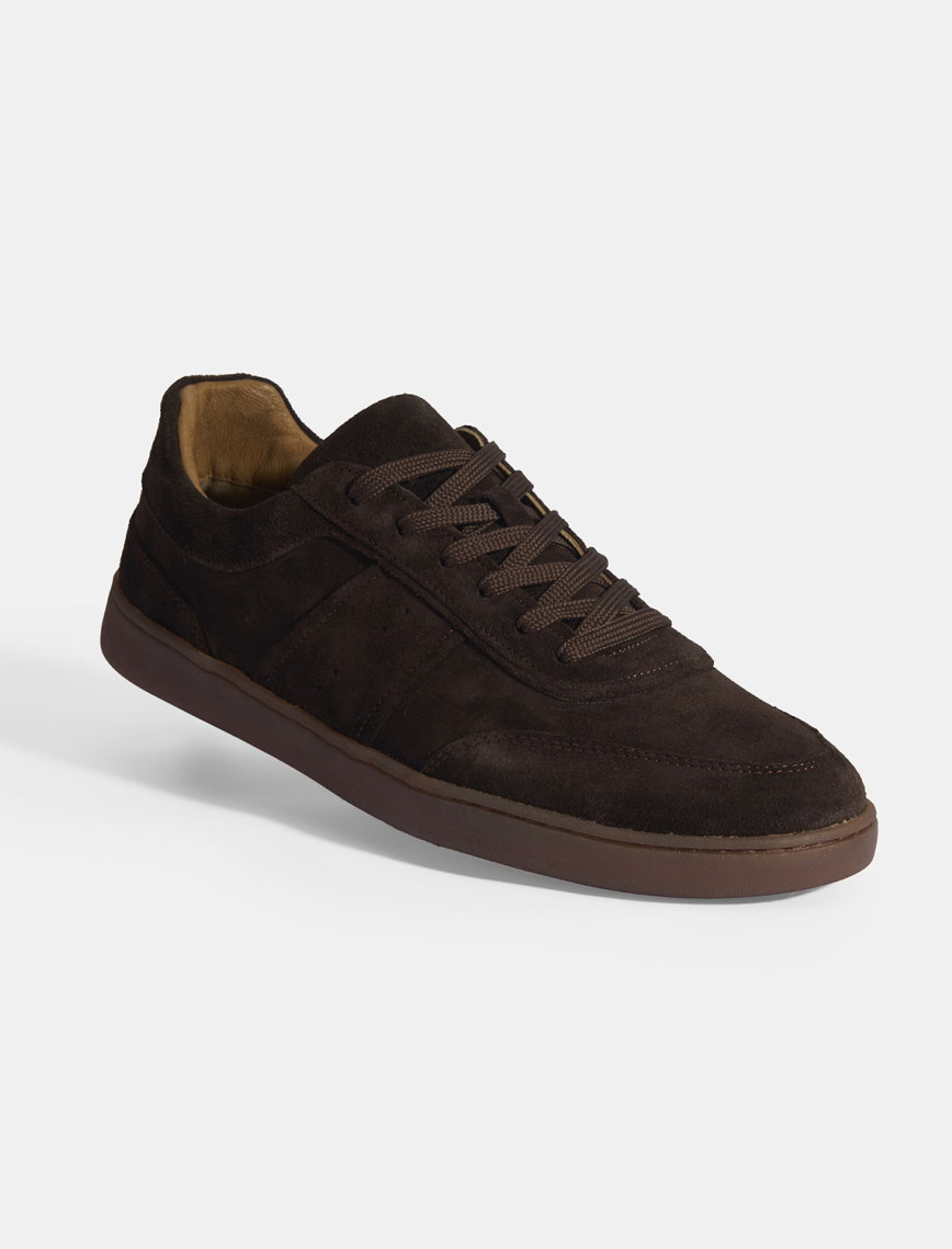 Erkek Kahve Bağcıklı Süet Günlük Ayakkabı