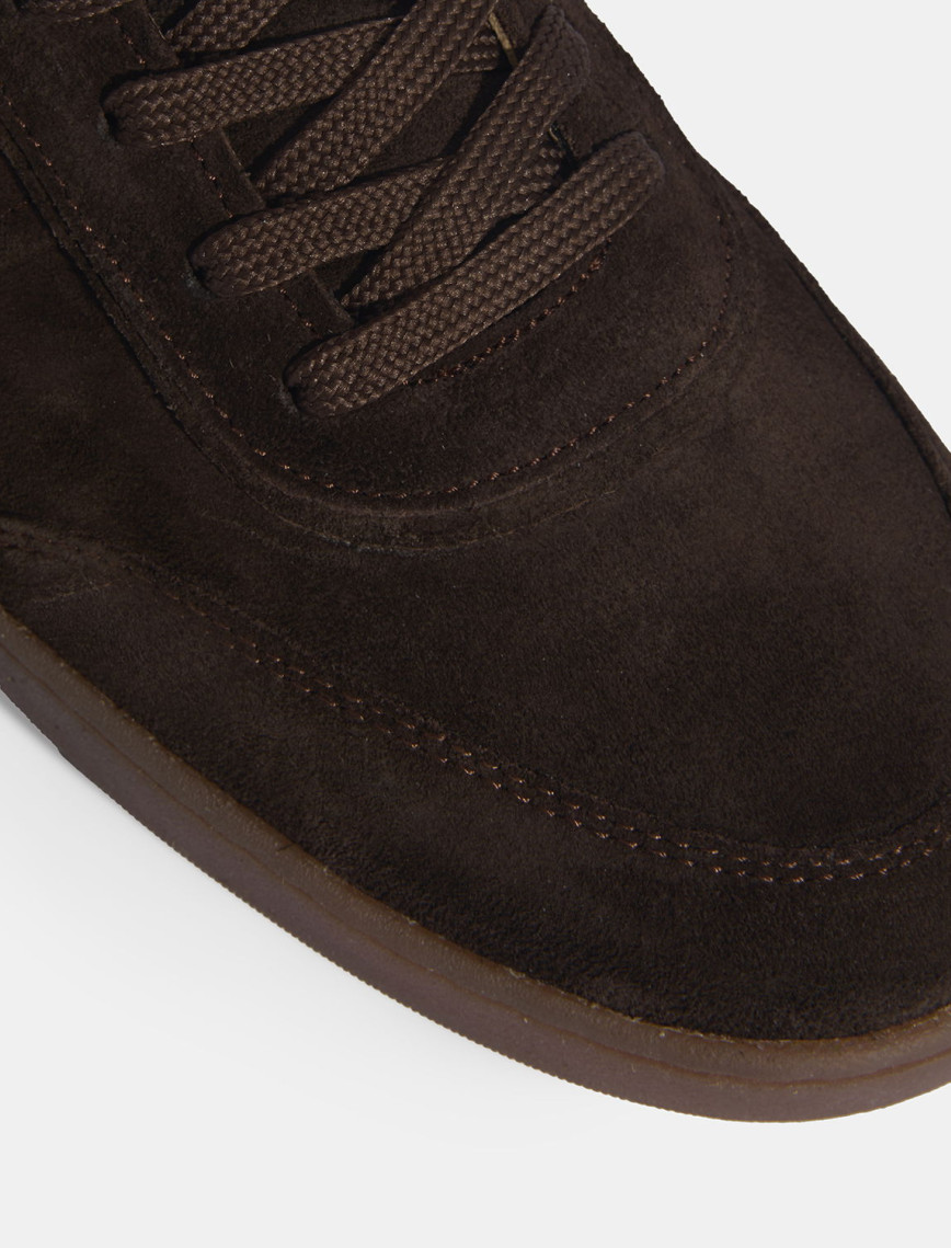 Erkek Kahve Bağcıklı Süet Günlük Ayakkabı