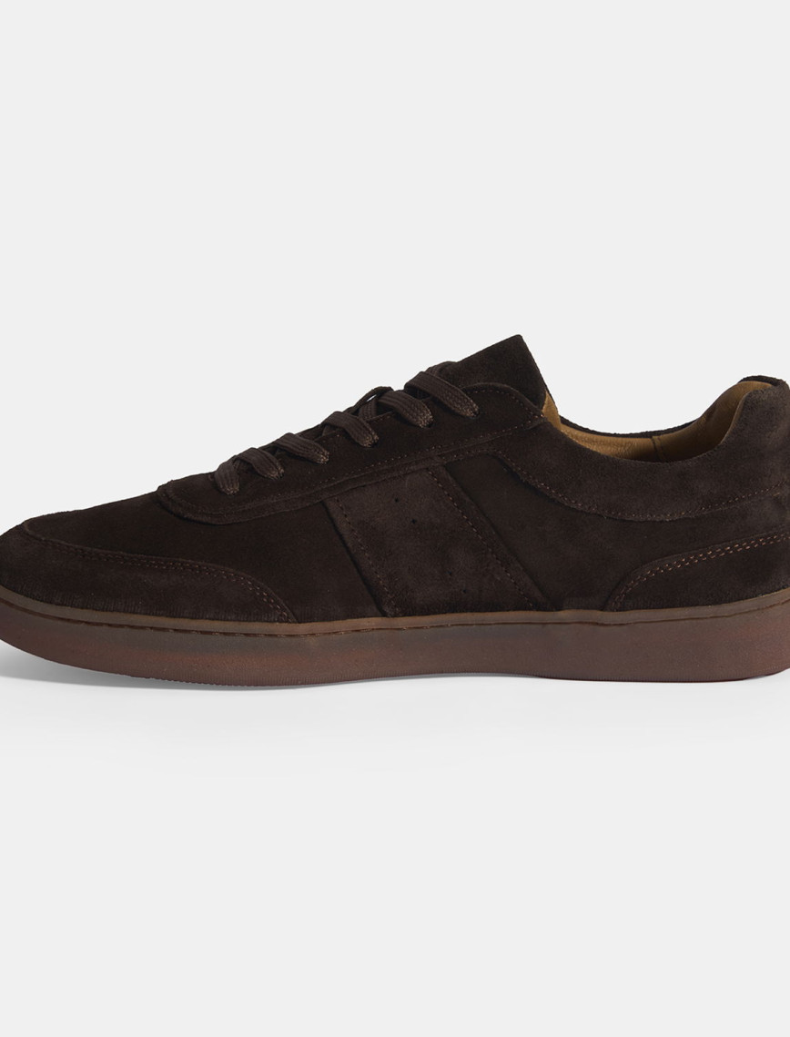 Erkek Kahve Bağcıklı Süet Günlük Ayakkabı