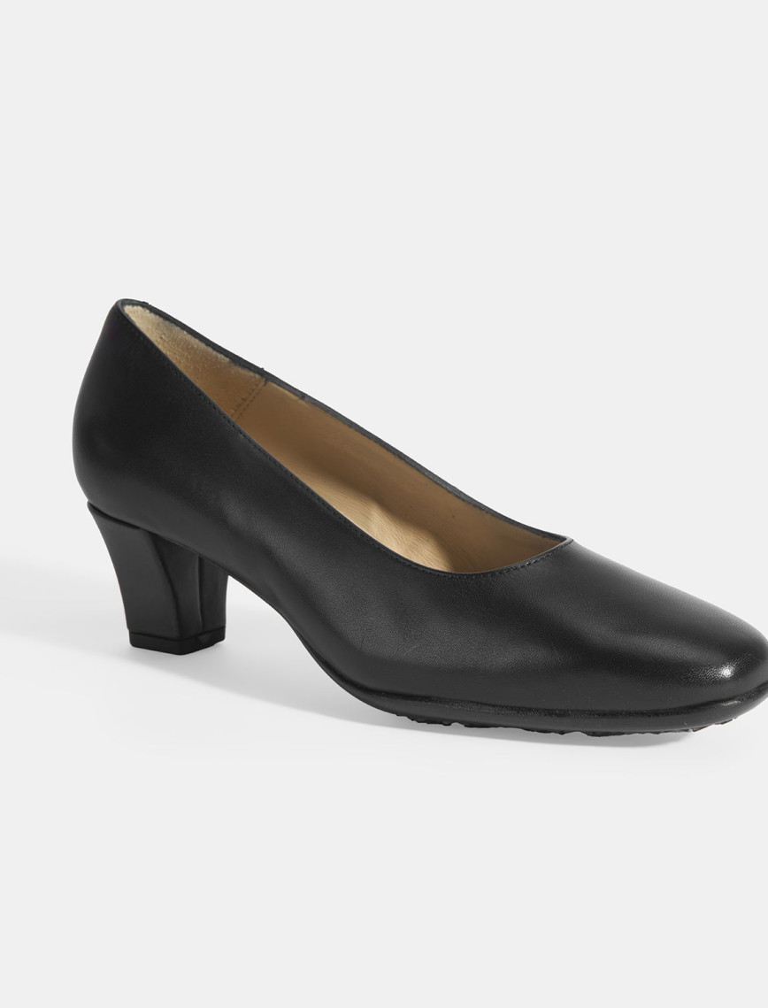 Kadın Siyah DesaComfort Deri Klasik Topuklu Ayakkabı Kadın Siyah DesaComfort Deri Klasik Topuklu Ayakkabı
