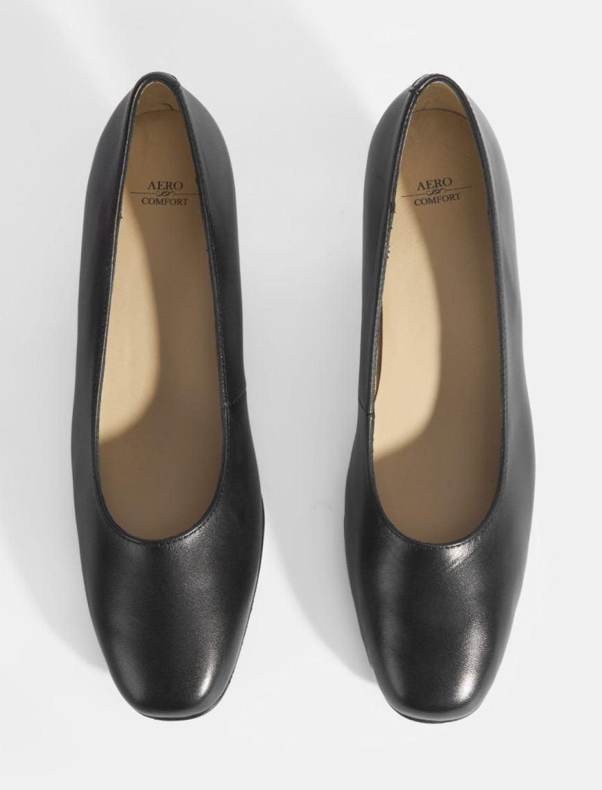 Kadın Siyah DesaComfort Deri Klasik Topuklu Ayakkabı Kadın Siyah DesaComfort Deri Klasik Topuklu Ayakkabı