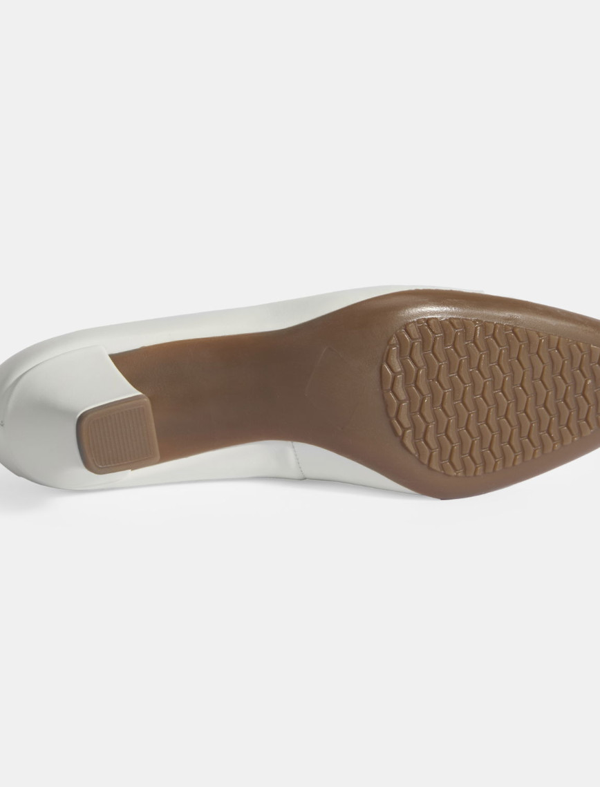 Kadın Beyaz DesaComfort Deri Klasik Topuklu Ayakkabı Kadın Beyaz DesaComfort Deri Klasik Topuklu Ayakkabı