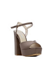 Tamer Tanca Kadın Vegan Bej Abiye Ayakkabı