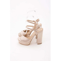 Tamer Tanca Kadın Vegan Toprak Saten Abiye Ayakkabı