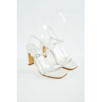 Tamer Tanca Kadın Vegan Beyaz Sedef Abiye Ayakkabı