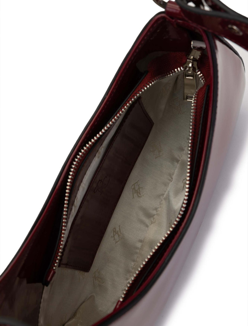 Tamer Tanca Kadın Vegan Bordo Rugan Omuz Çanta Tamer Tanca Kadın Vegan Bordo Rugan Omuz Çanta