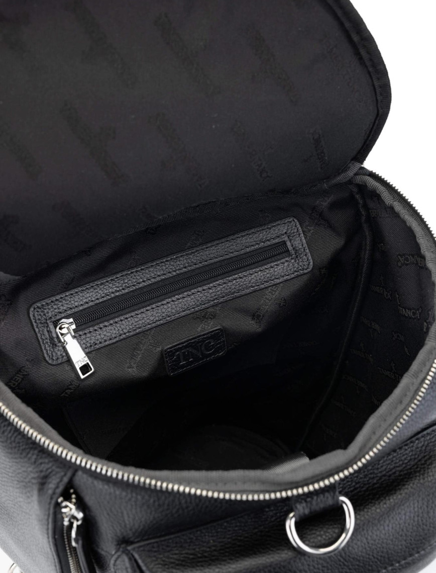 Tamer Tanca Kadın Hakiki Deri Siyah Floter Spor Çanta Tamer Tanca Kadın Hakiki Deri Siyah Floter Spor Çanta