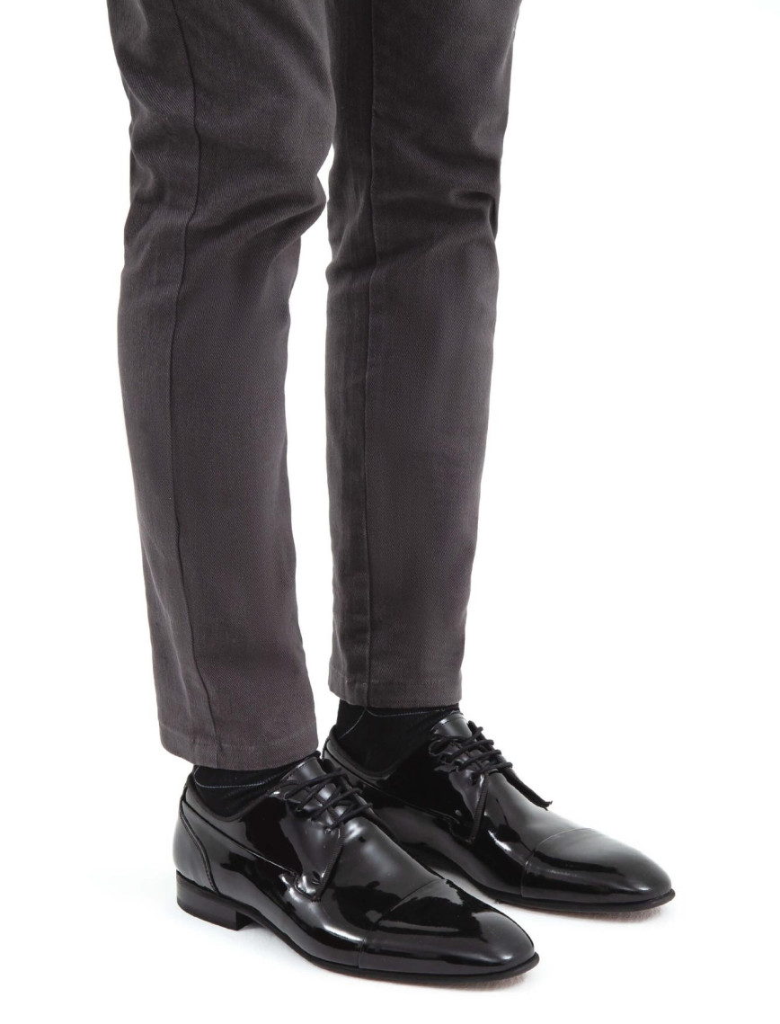 Tamer Tanca Erkek Hakiki Deri Siyah Rugan Klasik Ayakkabı Tamer Tanca Erkek Hakiki Deri Siyah Rugan Klasik Ayakkabı