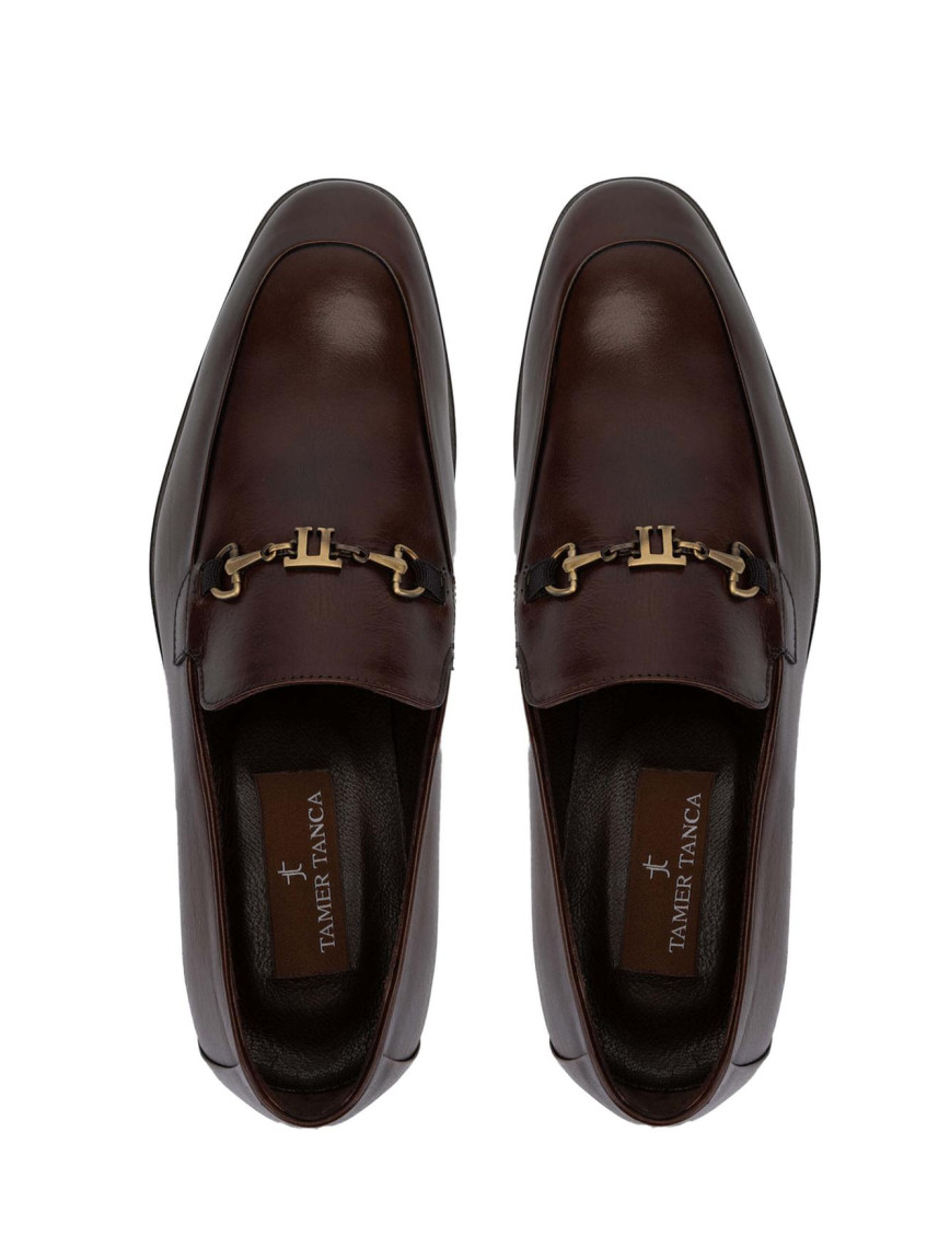 Tamer Tanca Erkek Hakiki Deri Taba Bufalo Klasik Ayakkabı Tamer Tanca Erkek Hakiki Deri Taba Bufalo Klasik Ayakkabı