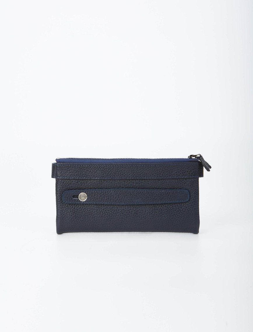 Tamer Tanca Erkek Hakiki Deri Lacivert El Çantası Tamer Tanca Erkek Hakiki Deri Lacivert El Çantası