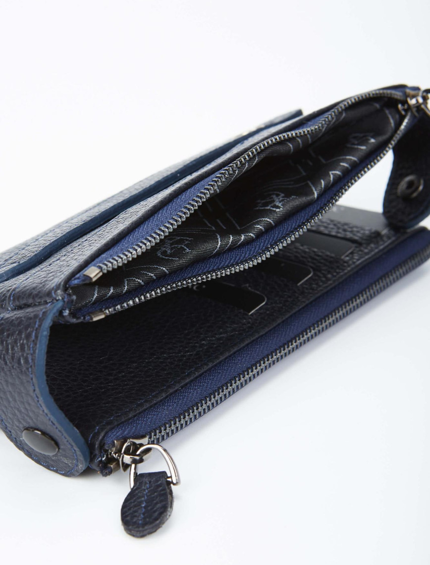 Tamer Tanca Erkek Hakiki Deri Lacivert El Çantası Tamer Tanca Erkek Hakiki Deri Lacivert El Çantası