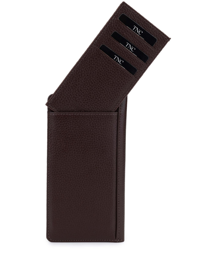 Tamer Tanca Erkek Hakiki Deri Kahverengi Cüzdan Cuzdan