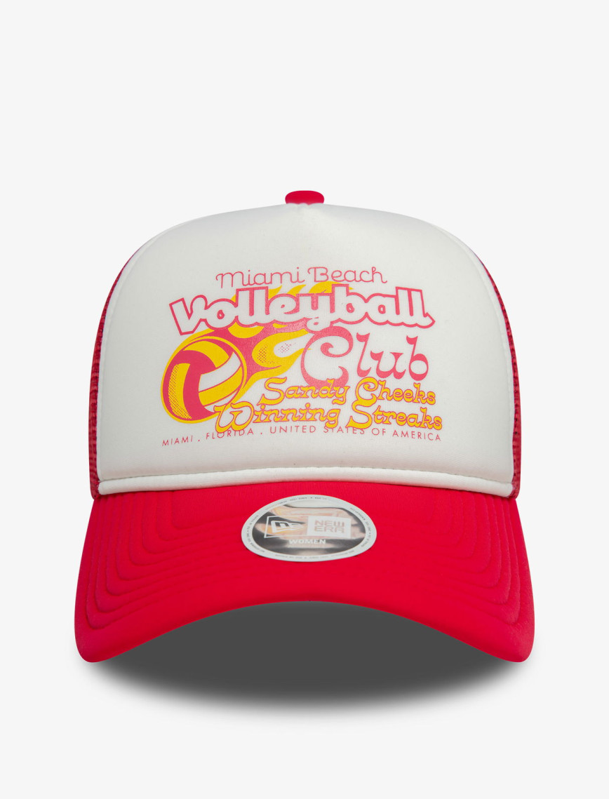 New Era Graphic 9Forty A-Frame Trucker Unisex Kırmızı Şapka New Era Graphic 9Forty A-Frame Trucker Unisex Kırmızı Şapka