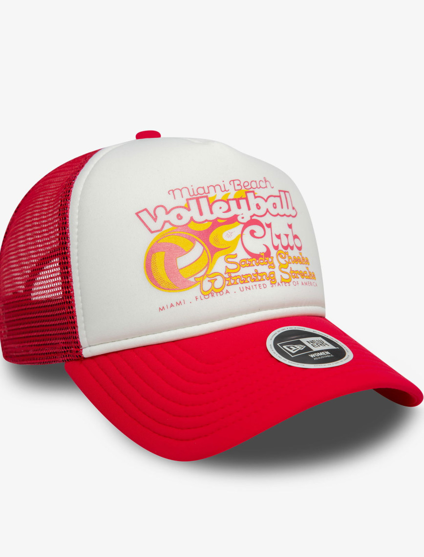 New Era Graphic 9Forty A-Frame Trucker Unisex Kırmızı Şapka New Era Graphic 9Forty A-Frame Trucker Unisex Kırmızı Şapka