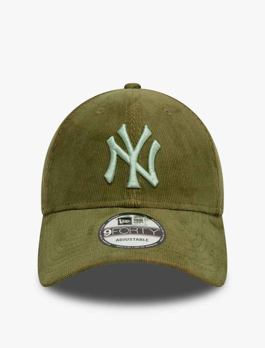 New Era Two Tone Cord New York Yankees Unisex Yeşil Şapka