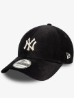 New Era Cord 9Forty New York Yankees Unisex Siyah Şapka New Era Cord 9Forty New York Yankees Unisex Siyah Şapka