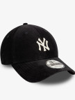 New Era Cord 9Forty New York Yankees Unisex Siyah Şapka New Era Cord 9Forty New York Yankees Unisex Siyah Şapka