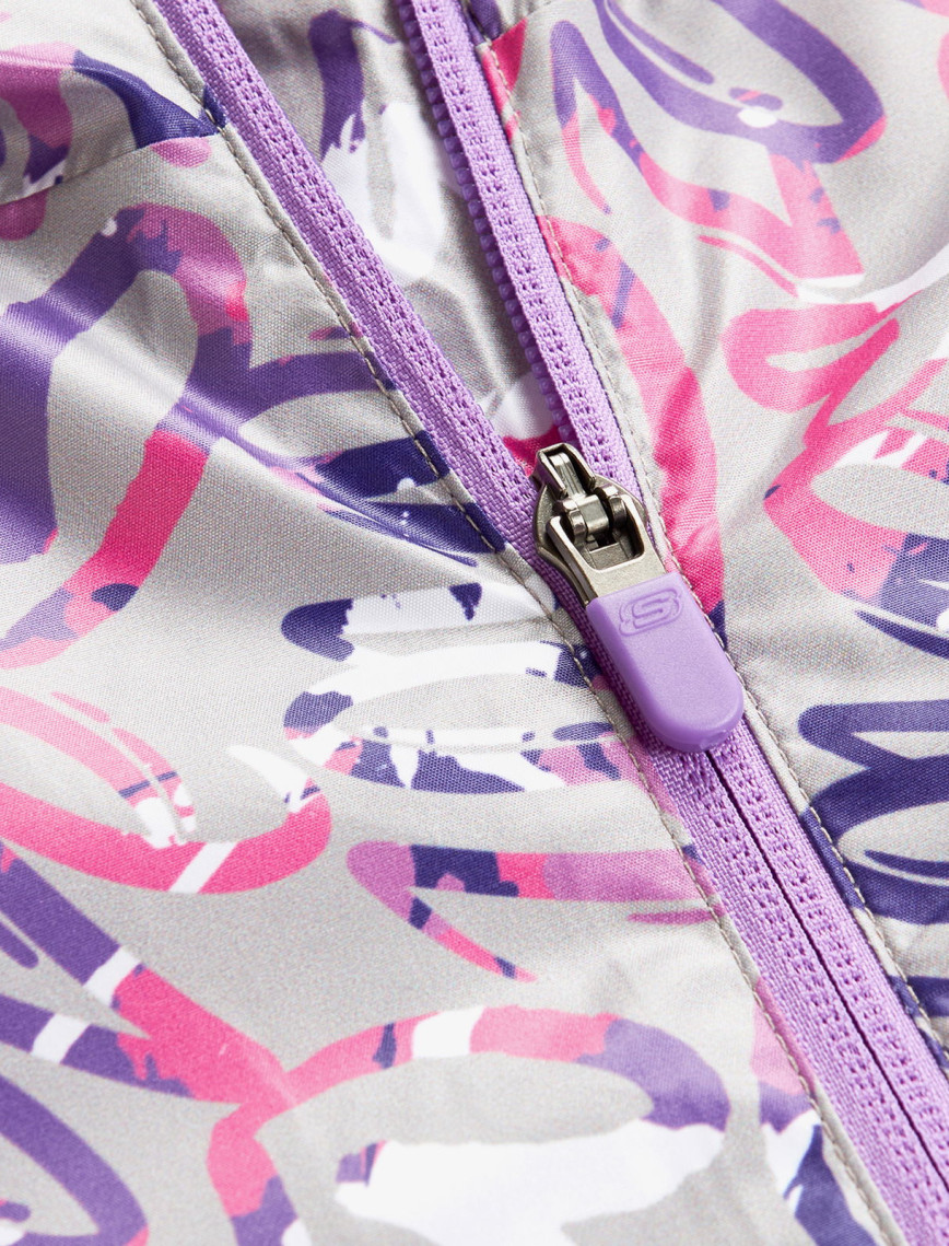 Skechers Micro Collection Full Zip Çocuk Mor Ceket Skechers Micro Collection Full Zip Çocuk Mor Ceket