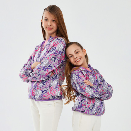 Skechers Micro Collection Full Zip Çocuk Mor Ceket Skechers Micro Collection Full Zip Çocuk Mor Ceket