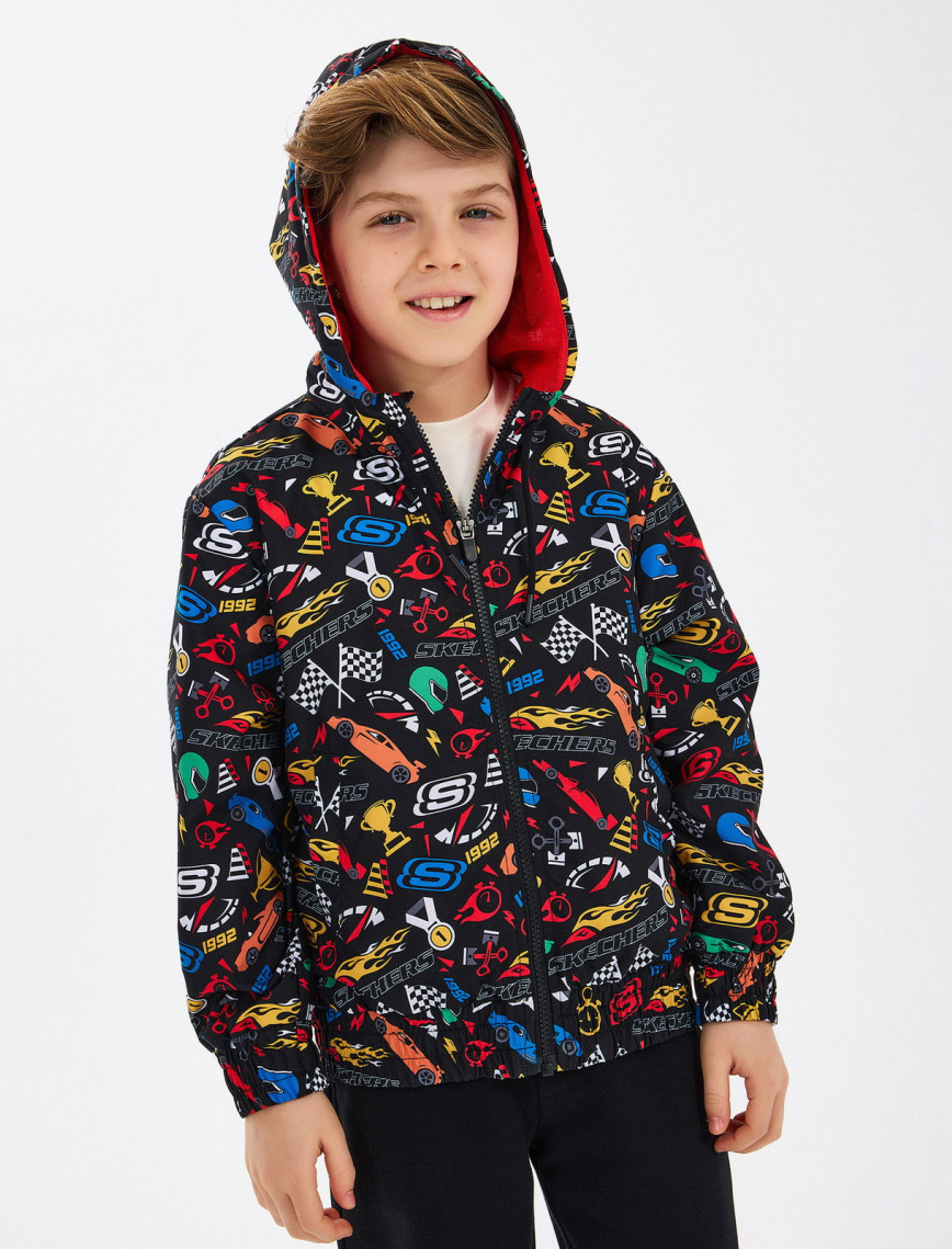 Skechers Micro Collection Full Zip Çocuk Renkli Ceket Skechers Micro Collection Full Zip Çocuk Renkli Ceket