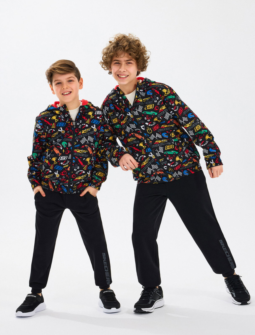Skechers Micro Collection Full Zip Çocuk Renkli Ceket Skechers Micro Collection Full Zip Çocuk Renkli Ceket