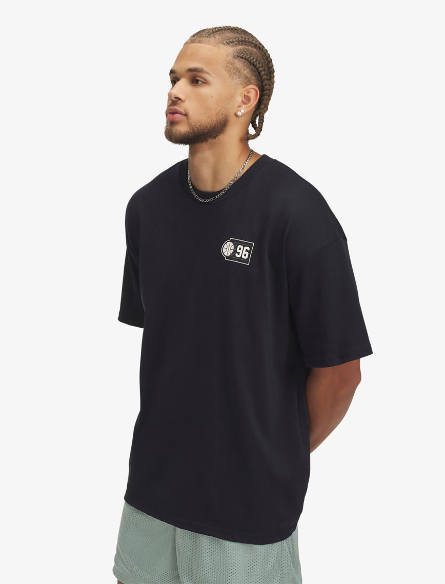 Under Armour Courtside 96 Hoop Erkek Gri T-Shirt Under Armour Courtside 96 Hoop Erkek Gri T-Shirt