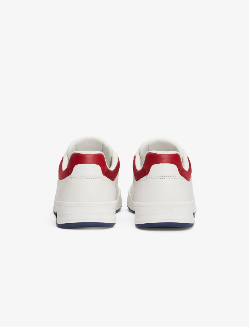 Tommy Hilfiger Jeans Cupsole Leather Erkek Beyaz Spor Ayakkabı Tommy Hilfiger Jeans Cupsole Leather Erkek Beyaz Spor Ayakkabı