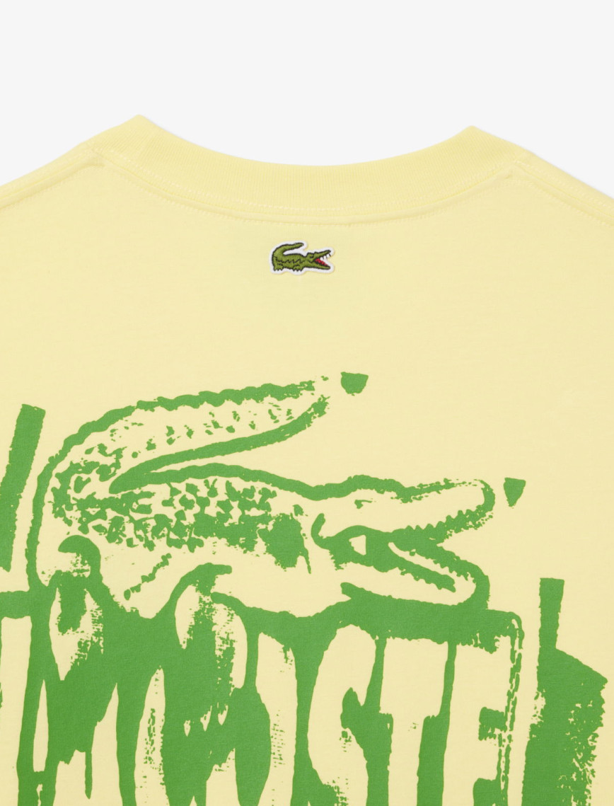 Lacoste Classic Fit Erkek Sarı T-Shirt