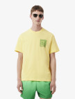 Lacoste Classic Fit Erkek Bej T-Shirt Lacoste Classic Fit Erkek Bej T-Shirt