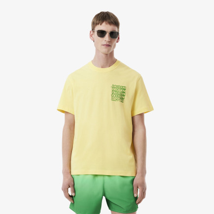 Lacoste Classic Fit Erkek Sarı T-Shirt Lacoste Classic Fit Erkek Sarı T-Shirt