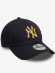 New Era Metallic 9Forty Neyyan Unisex Lacivert Şapka