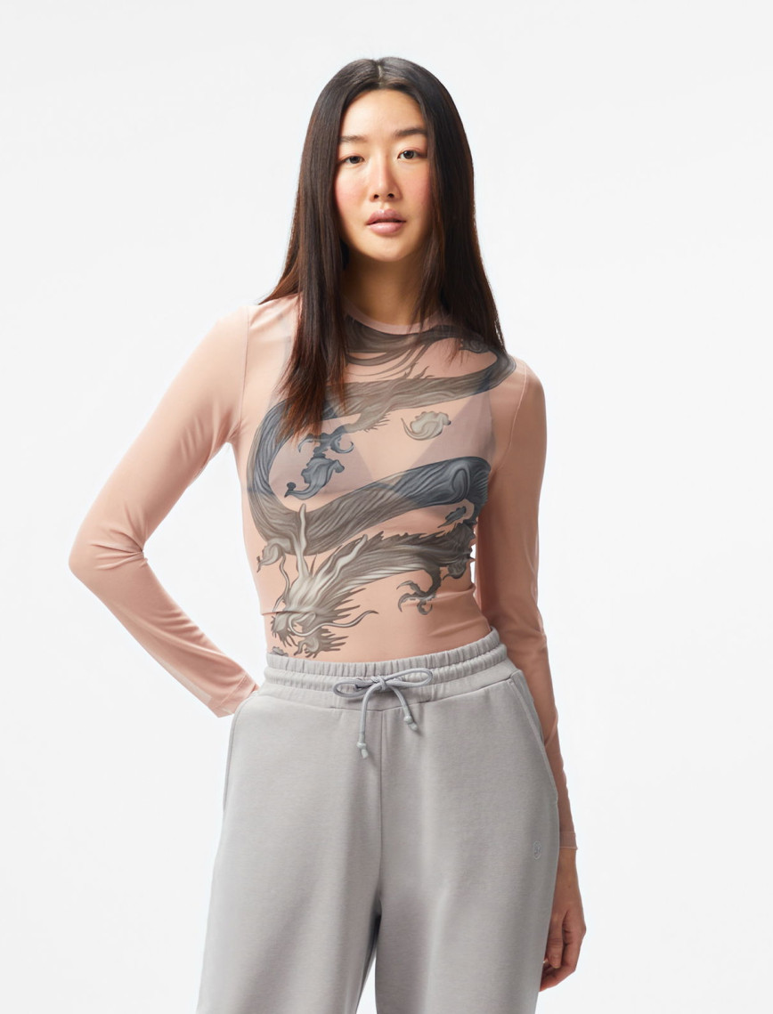 UNITED4 Kadın Krem Bodysuit UNITED4 Kadın Krem Bodysuit