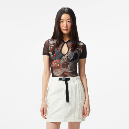 UNITED4 Kadın Siyah T-Shirt UNITED4 Kadın Siyah T-Shirt